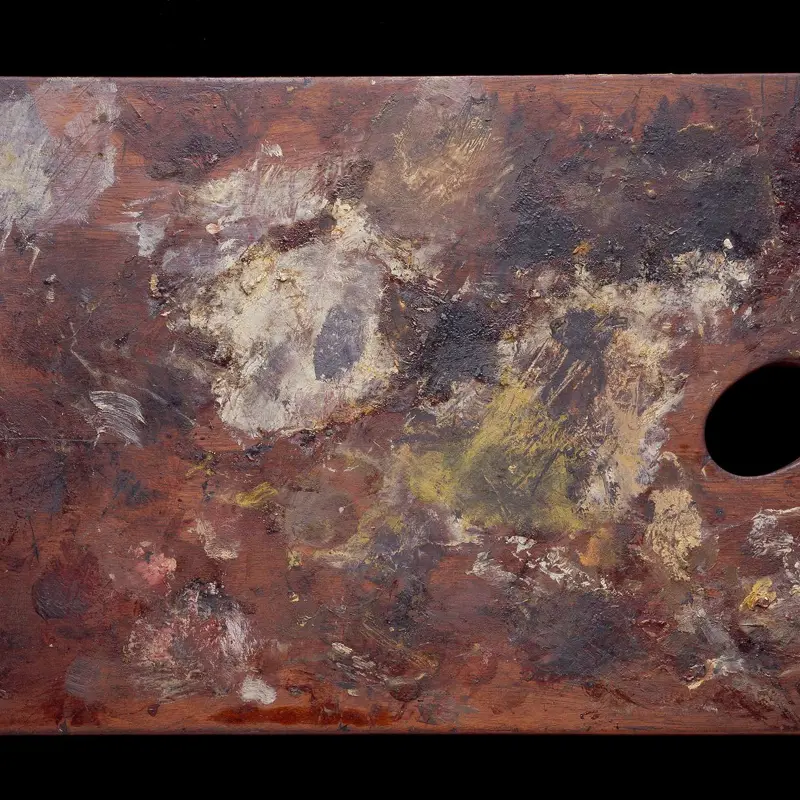 Palette owned by John Constable, R.A.