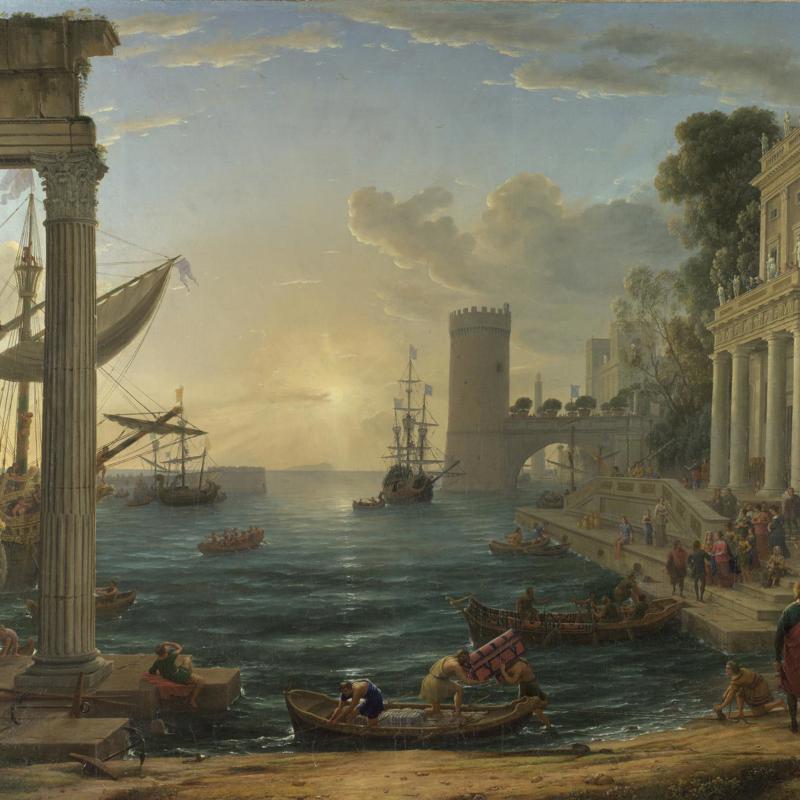 Claude's 'Seaport with the Embarkation of the Queen of Sheba'