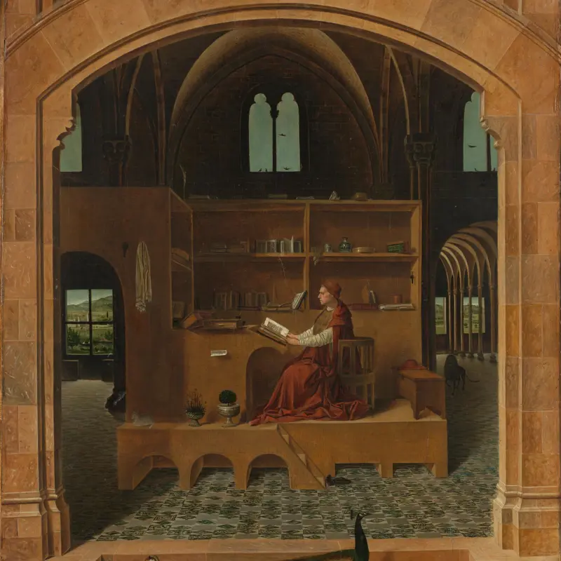 Saint Jerome in his Study