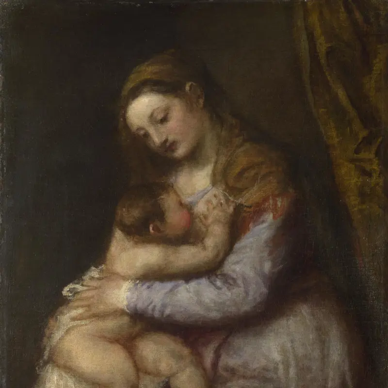 The Virgin suckling the Infant Christ