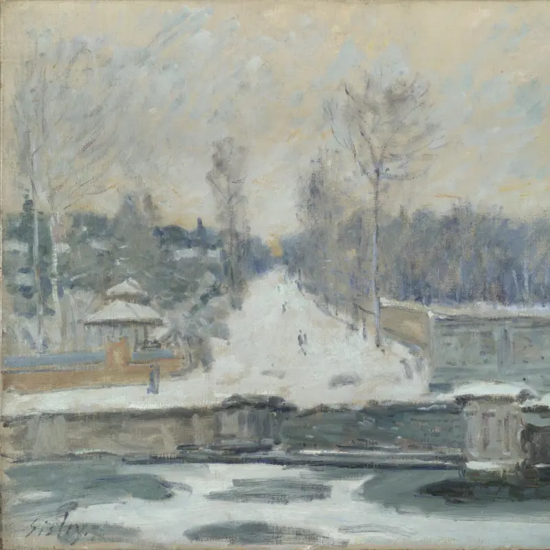 The Watering Place at Marly-le-Roi