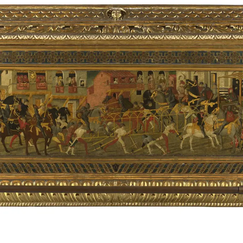 Cassone with a Tournament Scene
