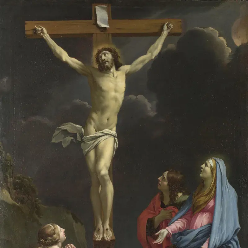 Christ on the Cross with the Virgin and Saints